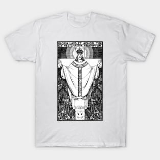 Rex Christe Redemptor - ornamental bkg T-Shirt